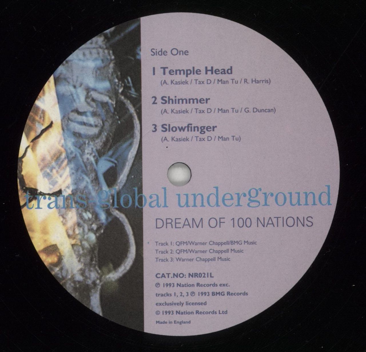 Trans Global Underground Dream Of 100 Nations - EX UK 2-LP vinyl set