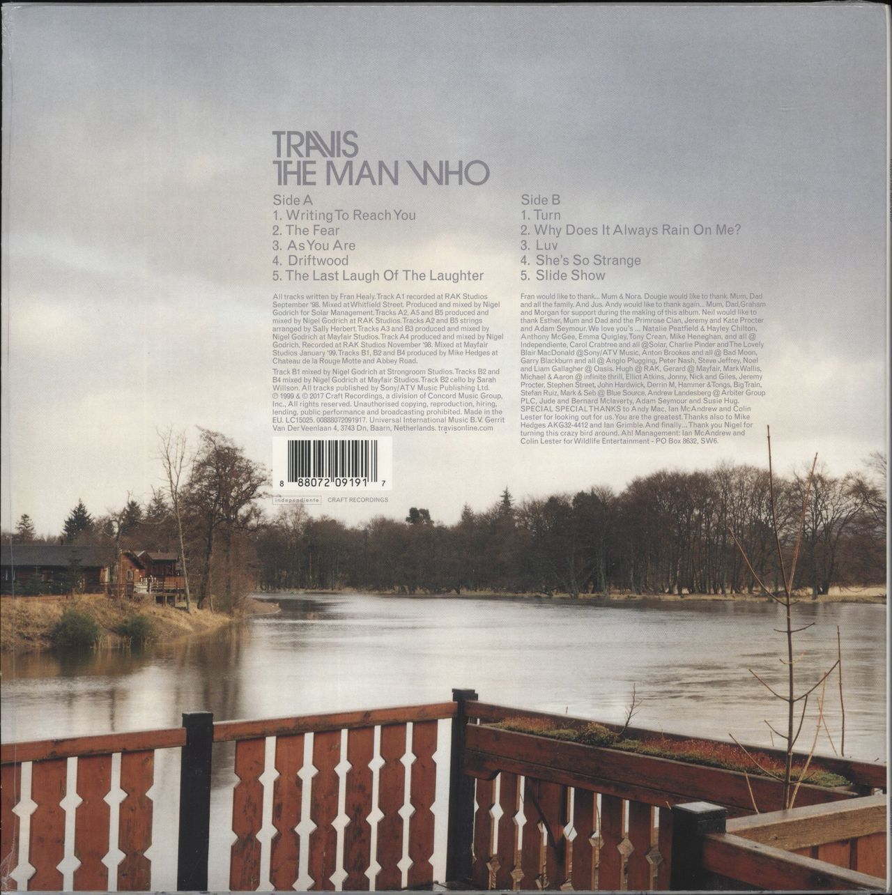 Travis (90s) The Man Who - Sealed UK Vinyl LP
