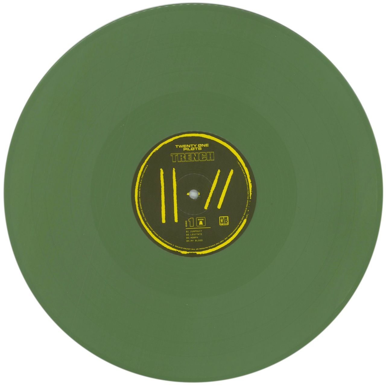 Twenty One Pilots Trench - Olive Vinyl UK 2-LP vinyl set