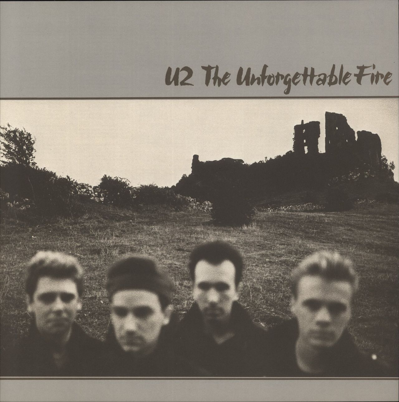 U2 The Unforgettable Fire Japanese Vinyl LP