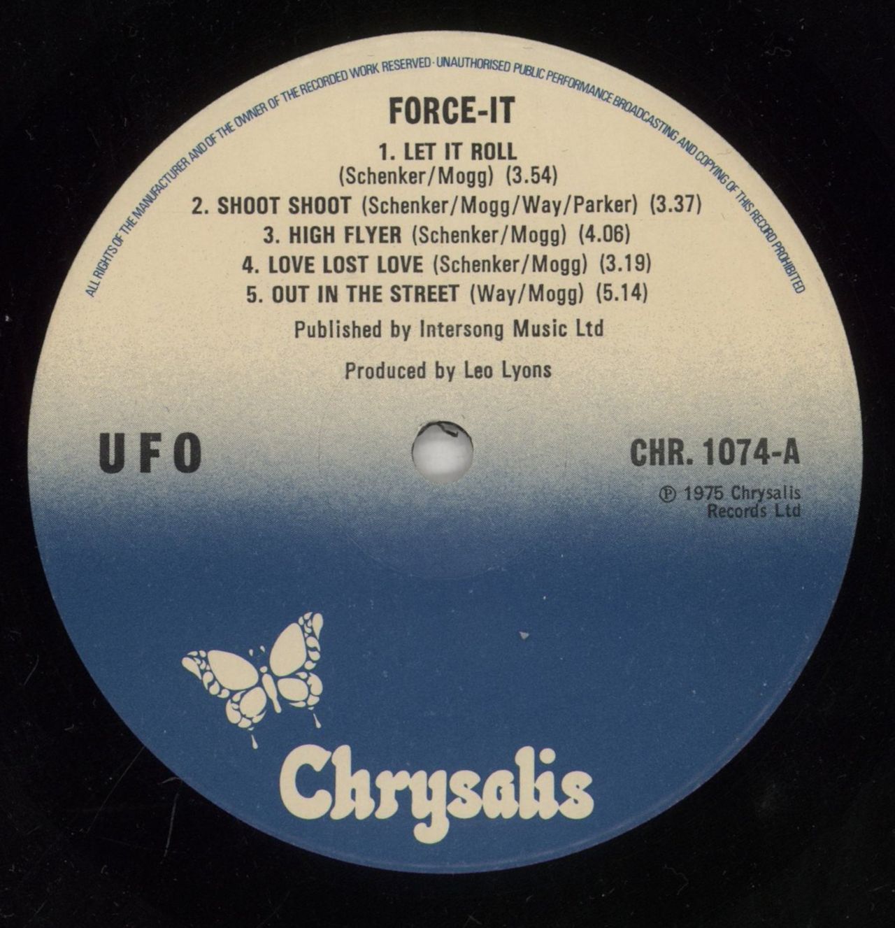 UFO Force It UK Vinyl LP