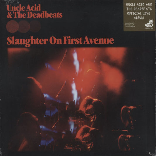 Uncle Acid & The Deadbeats Slaughter On First Avenue - 180g Gold Vinyl - Sealed UK 2-LP vinyl set