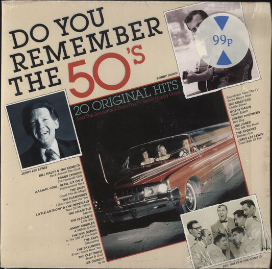 Various-50s/Rock & Roll/Rockabilly Do You Remember The 50's (20 Original Hits And The Soundtrack From The TV Series Happy Days) German Promo Vinyl LP