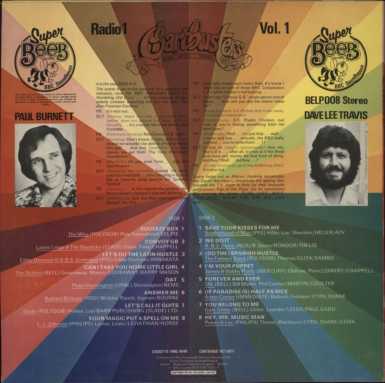 Various-60s & 70s Radio 1 1976 Chartbusters Vol. 1 UK Vinyl LP