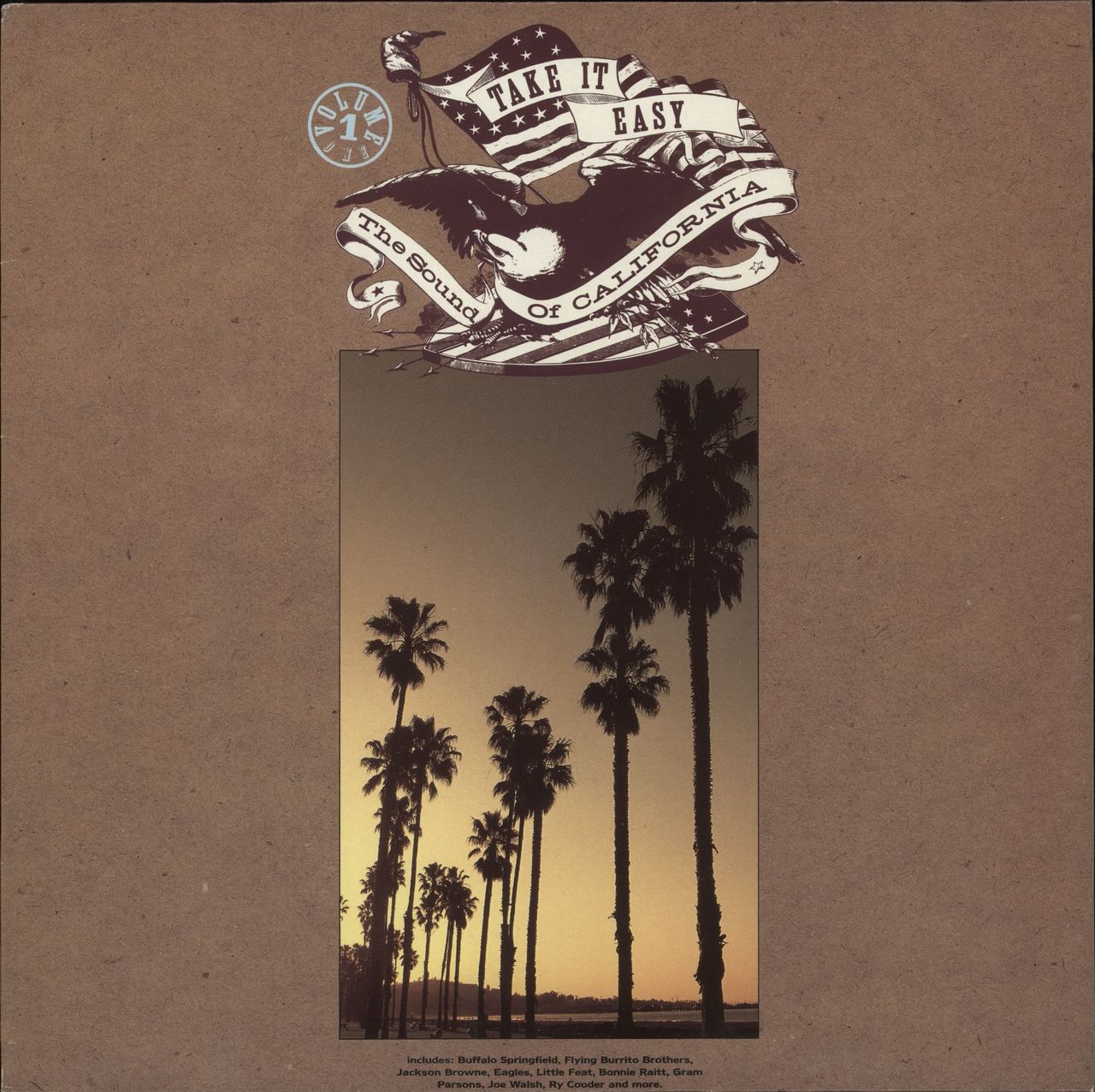 Various-60s & 70s Take It Easy - The Sound Of California - Promo Sticker Greek Promo Vinyl LP