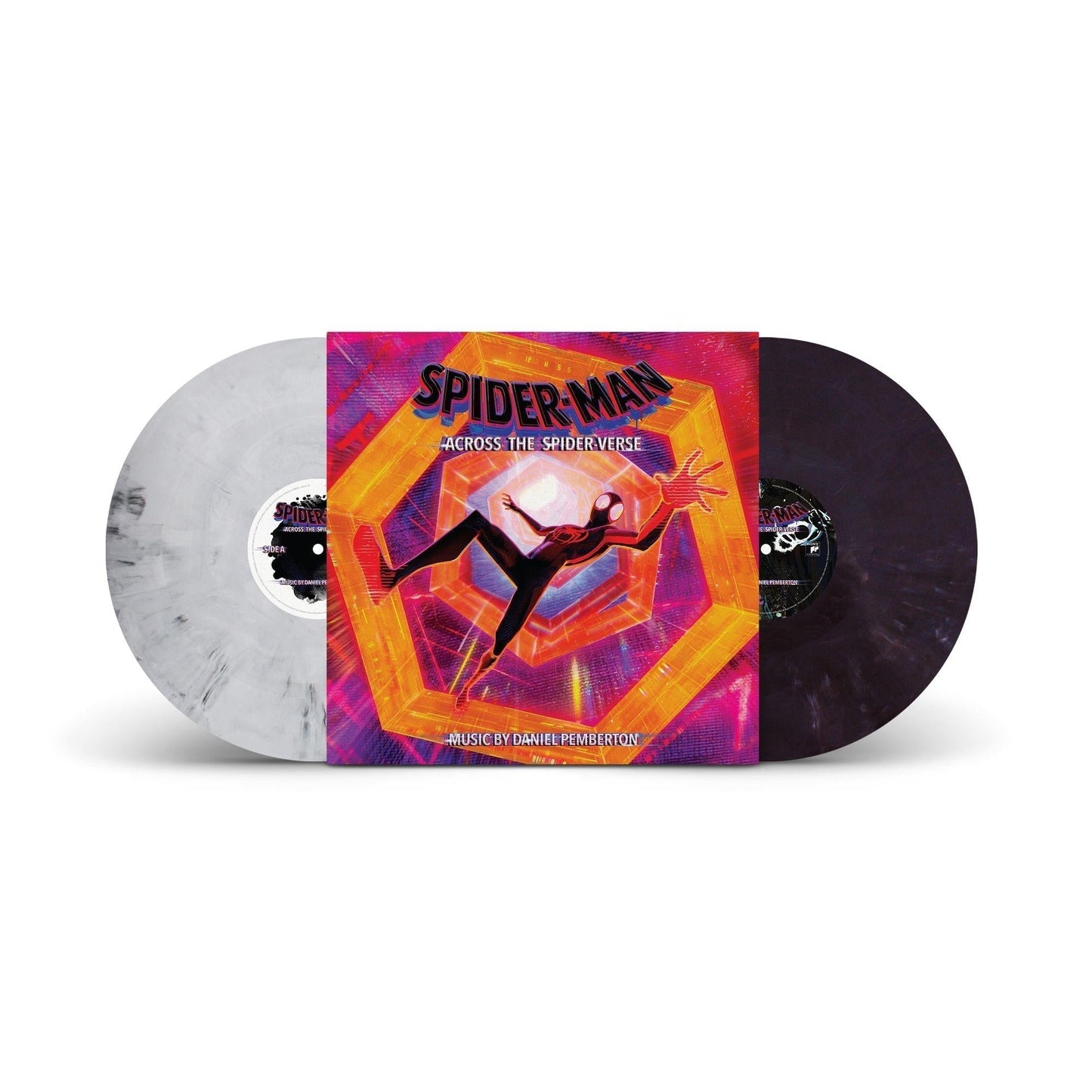 Various Artists - Across The Spider-Verse - White and Dark Purple Marbled Vinyl LP Record