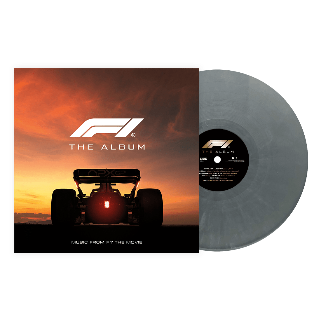 Various Artists - F1 The Album - Silver & Black Vinyl LP Record