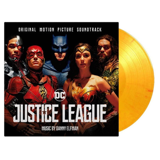 Various Artists - Justice League Soundtrack - Flaming Vinyl LP Record