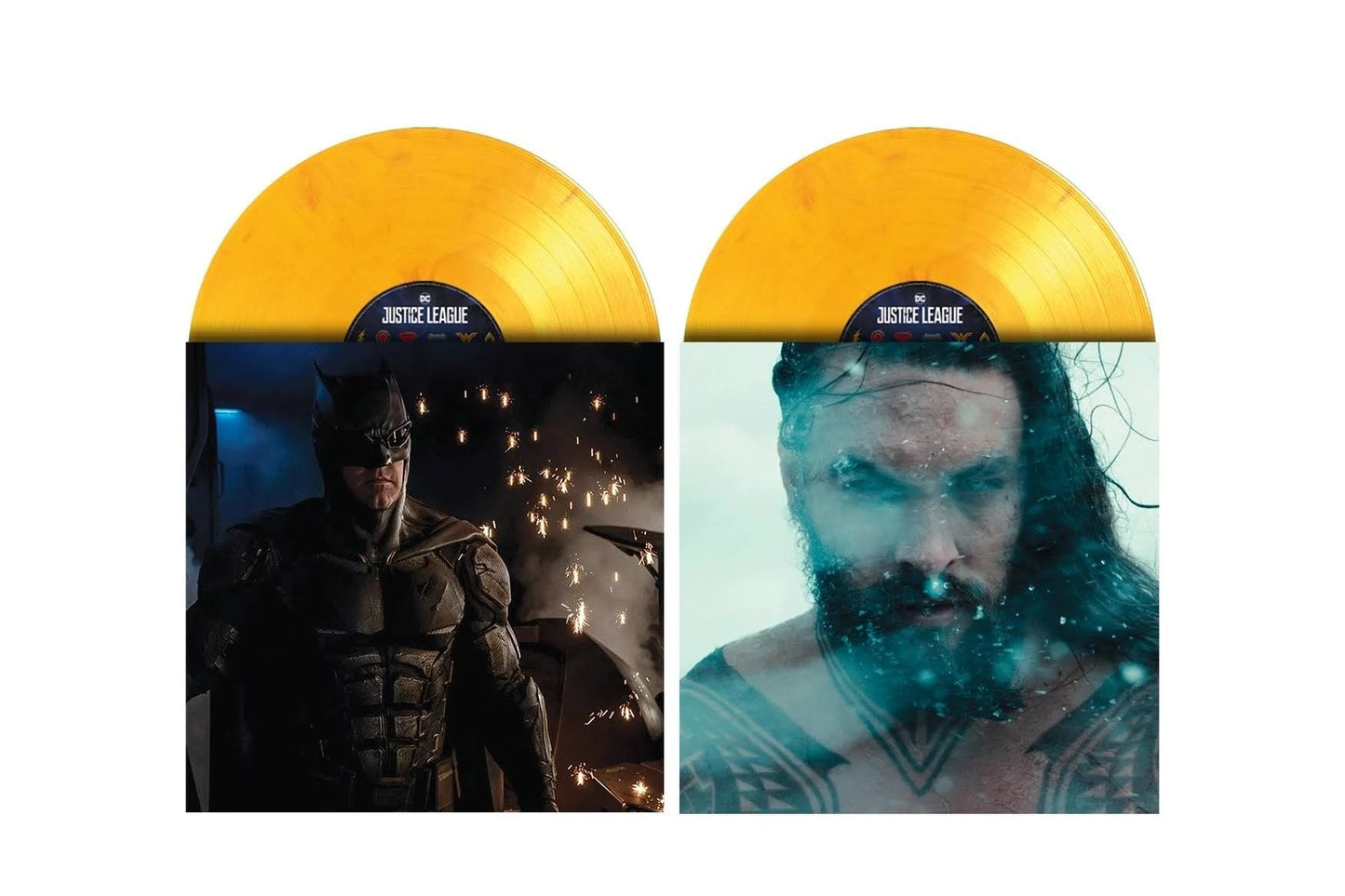 Various Artists - Justice League Soundtrack - Flaming Vinyl LP Record