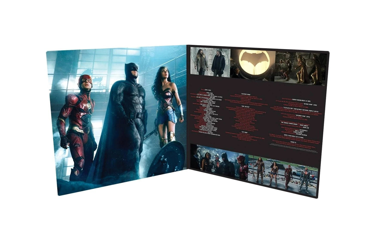 Various Artists - Justice League Soundtrack - Flaming Vinyl LP Record