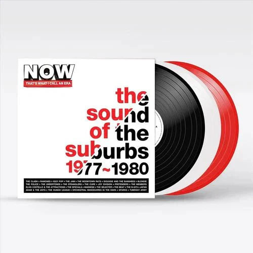 Various Artists - Now Thats What I Call An Era: The Sound Of The Suburbs: 1977 - 1980 - Red, White & Black Vinyl LP Record