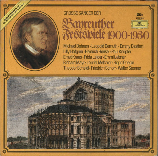 Various-Classical & Orchestral Grosse Sänger Der Bayreuther Festspiele 1900-1930 UK 2-LP vinyl set