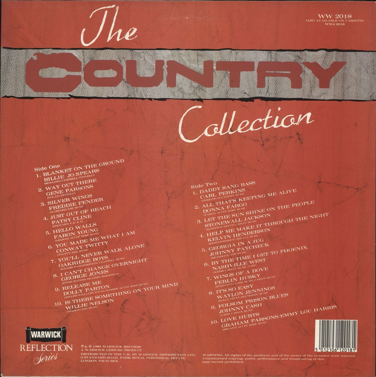 Various-Country The Country Collection UK Vinyl LP