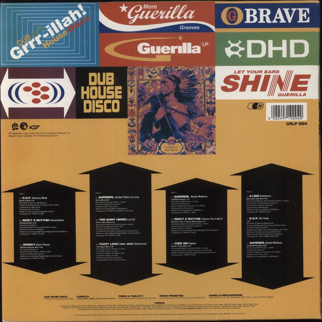 Various-Dance Dub House Disco UK 2-LP vinyl set