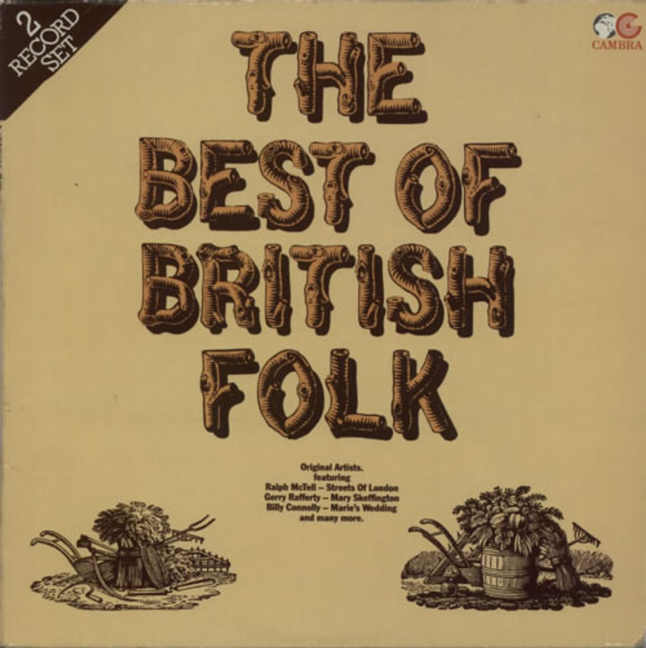Various-Folk The Best Of British Folk UK 2-LP vinyl set