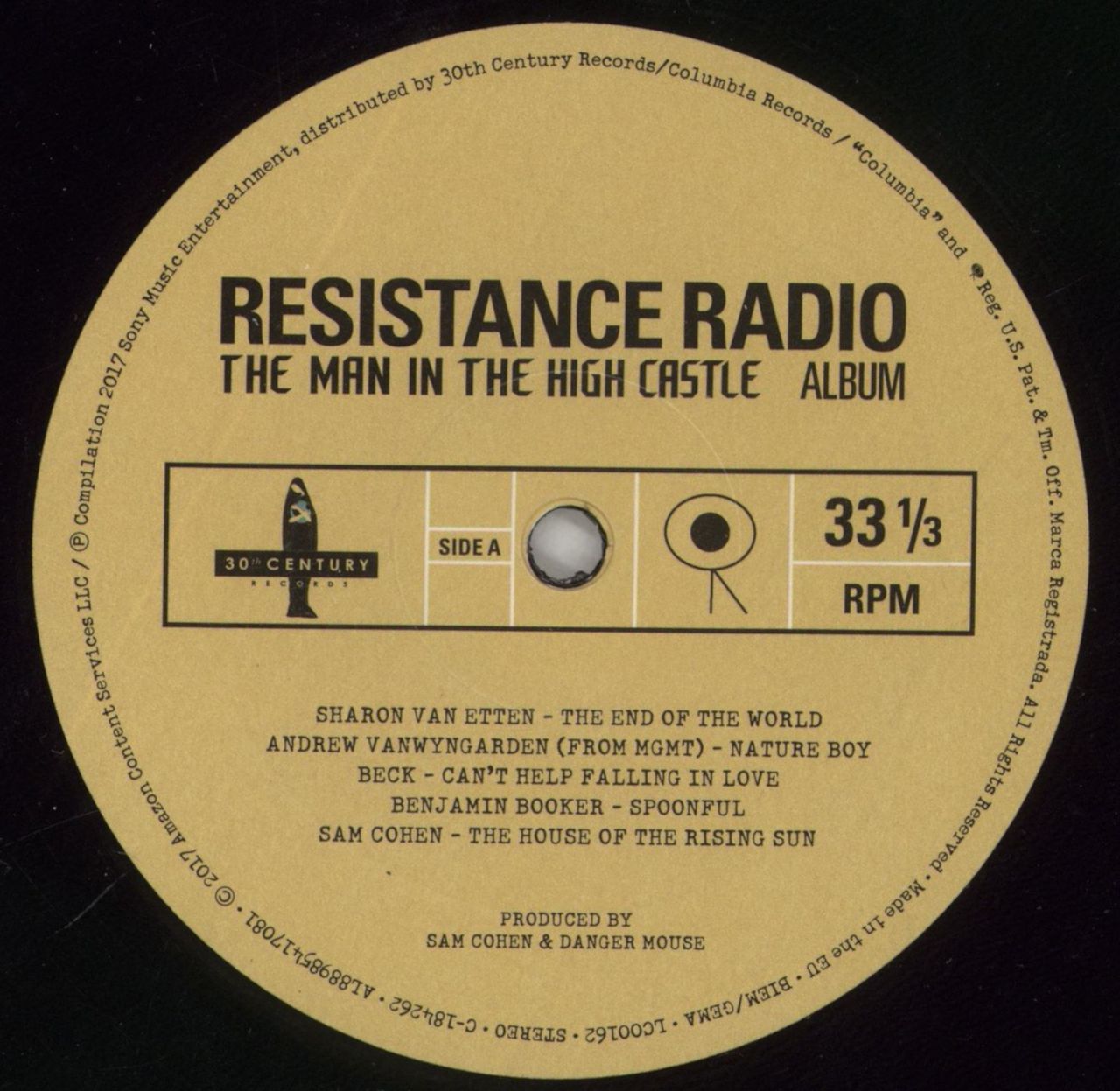 Various-Indie Resistance Radio: The Man In The High Castle Album UK 2-LP vinyl set