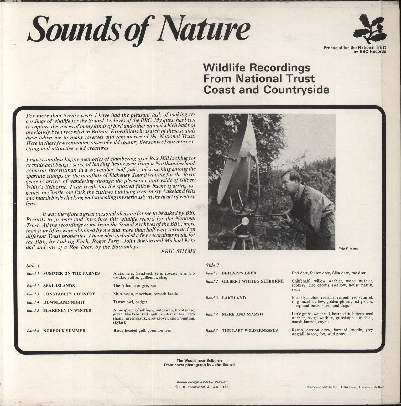 Various-Nature, Birds, Whales & Wildlife Sounds Of Nature UK Vinyl LP
