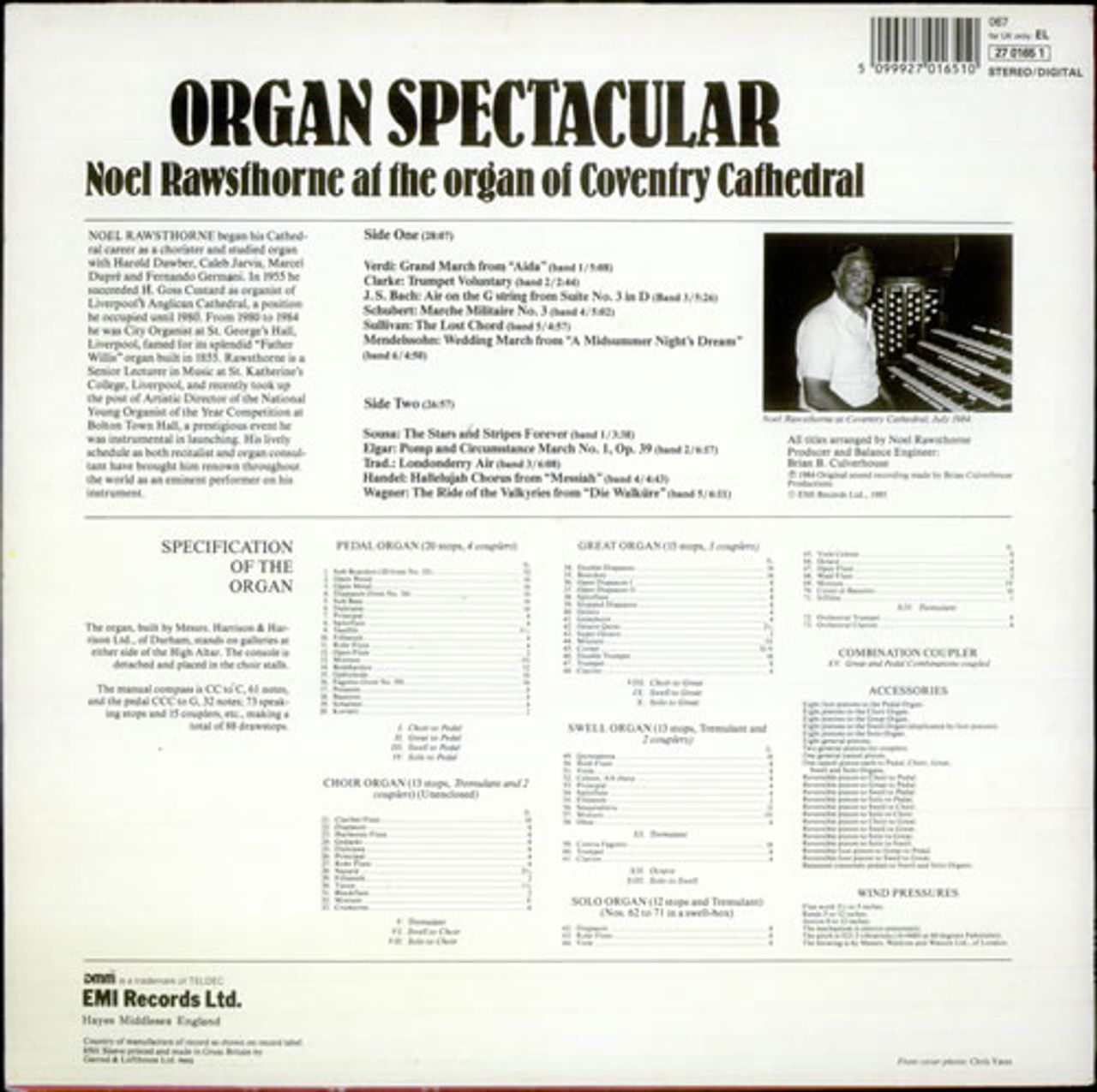 Various-Organs Organ Spectacular UK Vinyl LP