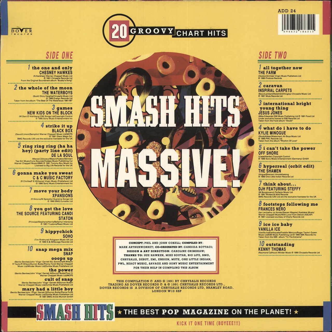 Various-Pop Smash Hits Massive! UK Vinyl LP