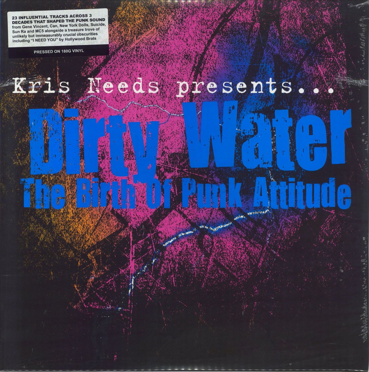 Various-Punk & New Wave Dirty Water: The Birth Of Punk Attitude - 180gm - Sealed UK 2-LP vinyl set