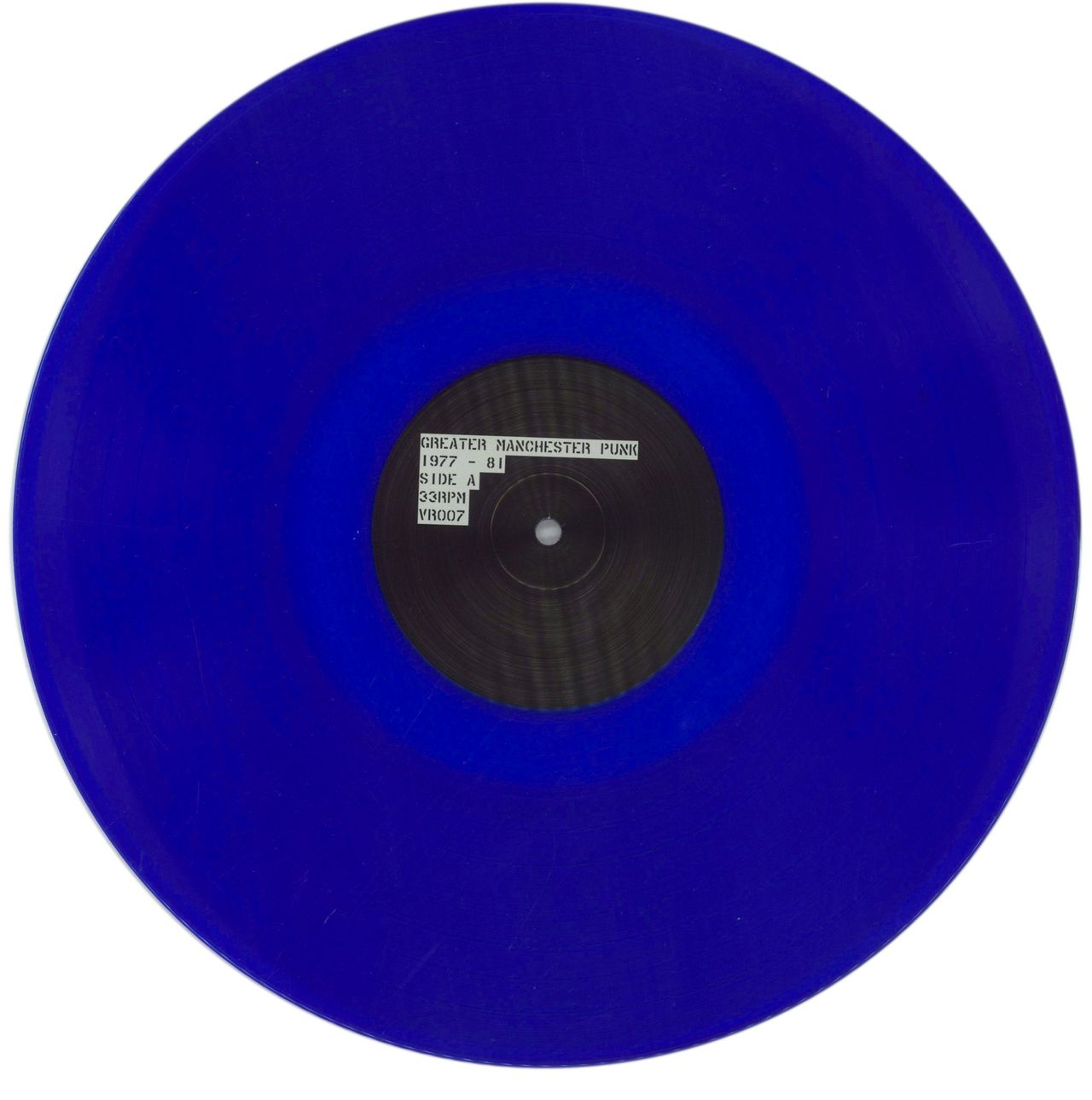 Various-Punk & New Wave Greater Manchester Punk 77-81 - Blue Vinyl UK Vinyl LP