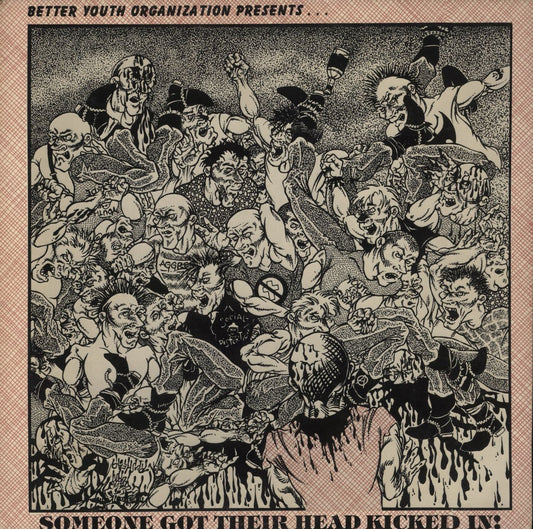 Various-Punk & New Wave Someone Got Their Head Kicked In! - Red Bordered Sleeve US Vinyl LP