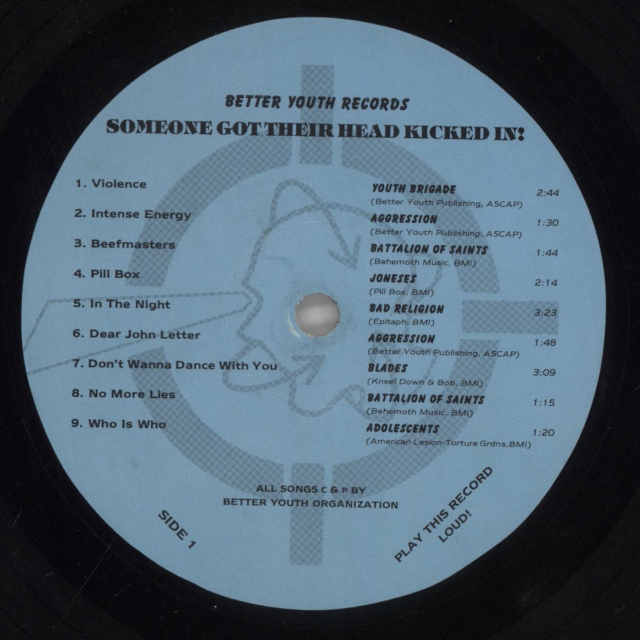Various-Punk & New Wave Someone Got Their Head Kicked In! - Red Bordered Sleeve US Vinyl LP