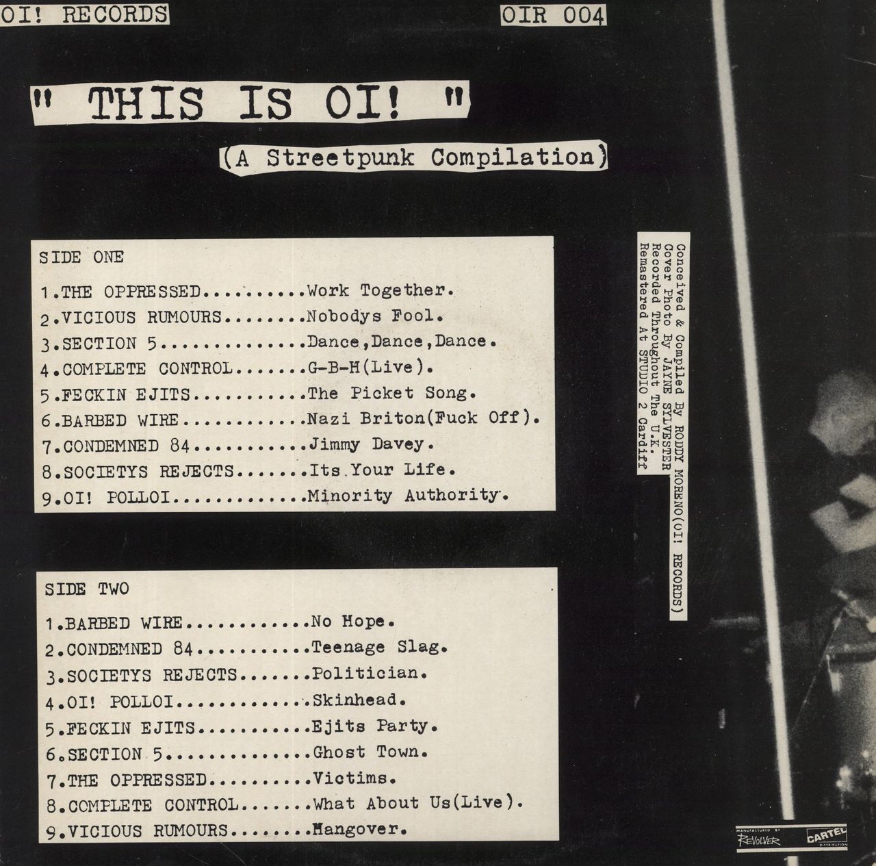Various-Punk & New Wave This Is OI - VG UK Vinyl LP