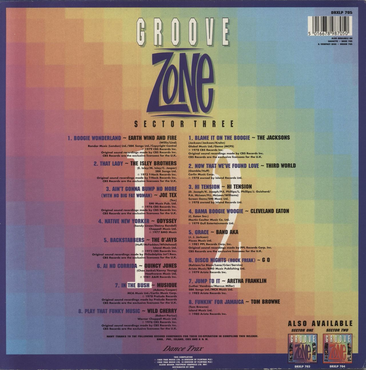 Various-Soul & Funk Groove Zone Sector Three UK Vinyl LP
