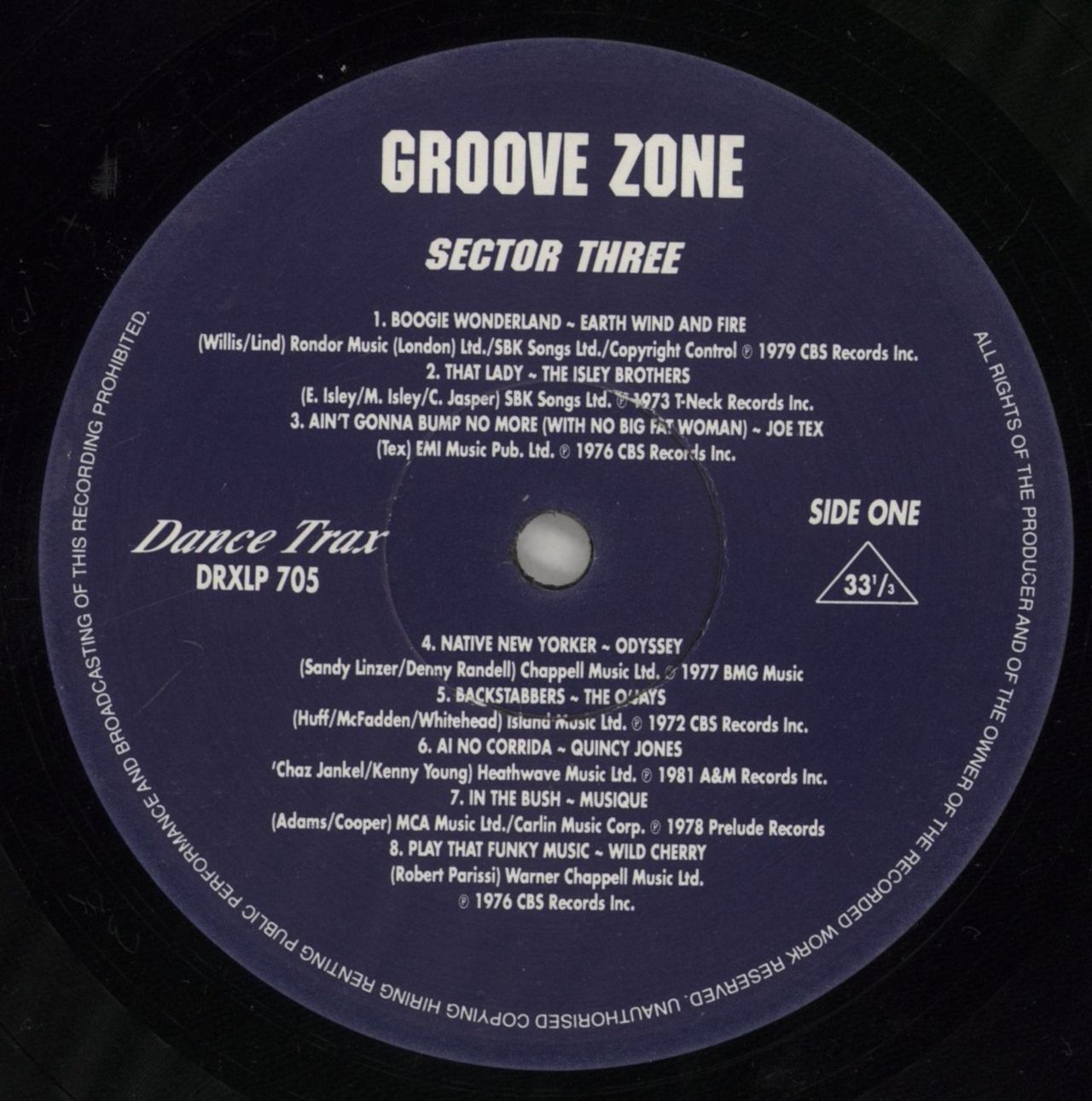 Various-Soul & Funk Groove Zone Sector Three UK Vinyl LP