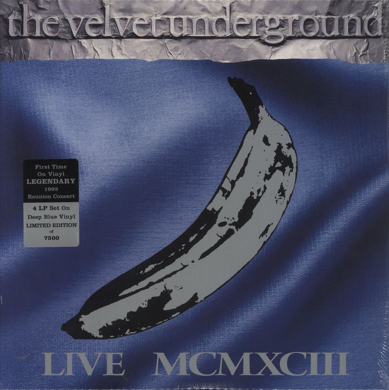 Velvet Underground Live MCMXCIII - Deep Blue Vinyl - Sealed UK 4-LP vinyl set