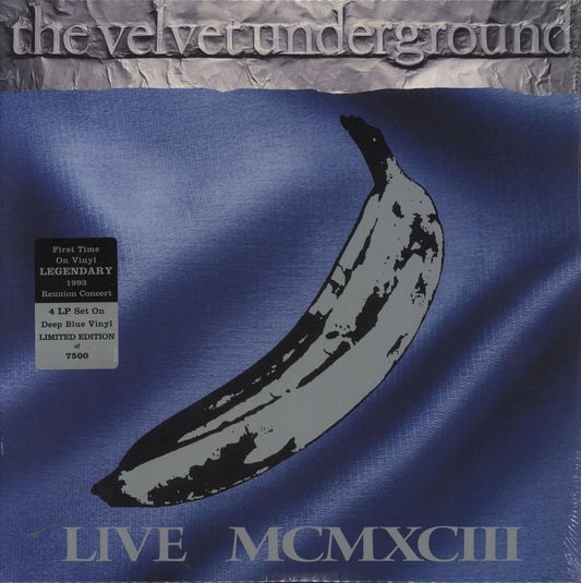 Velvet Underground Live MCMXCIII - Deep Blue Vinyl - Sealed UK 4-LP vinyl set