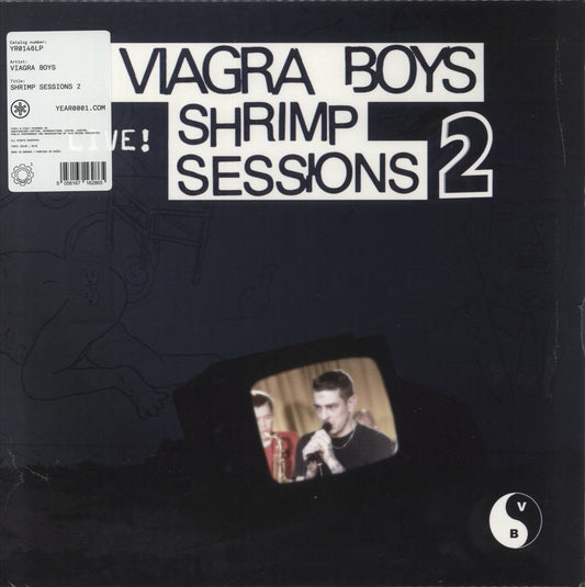 Viagra Boys Shrimp Sessions 2 - Blue Vinyl - Sealed Swedish Vinyl LP