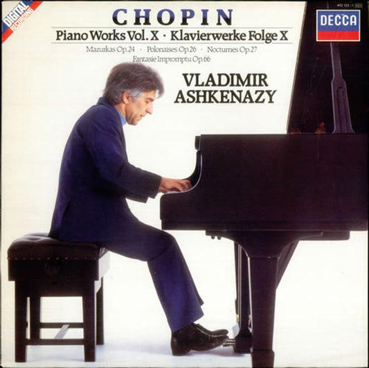 Vladimir Ashkenazy Chopin: Piano Works Vol. X UK Vinyl LP