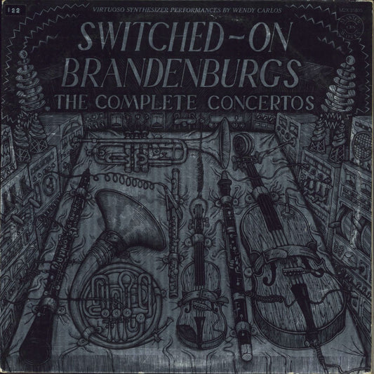 Wendy Carlos Switched-On Brandenburgs: The Complete Concertos US 2-LP vinyl set