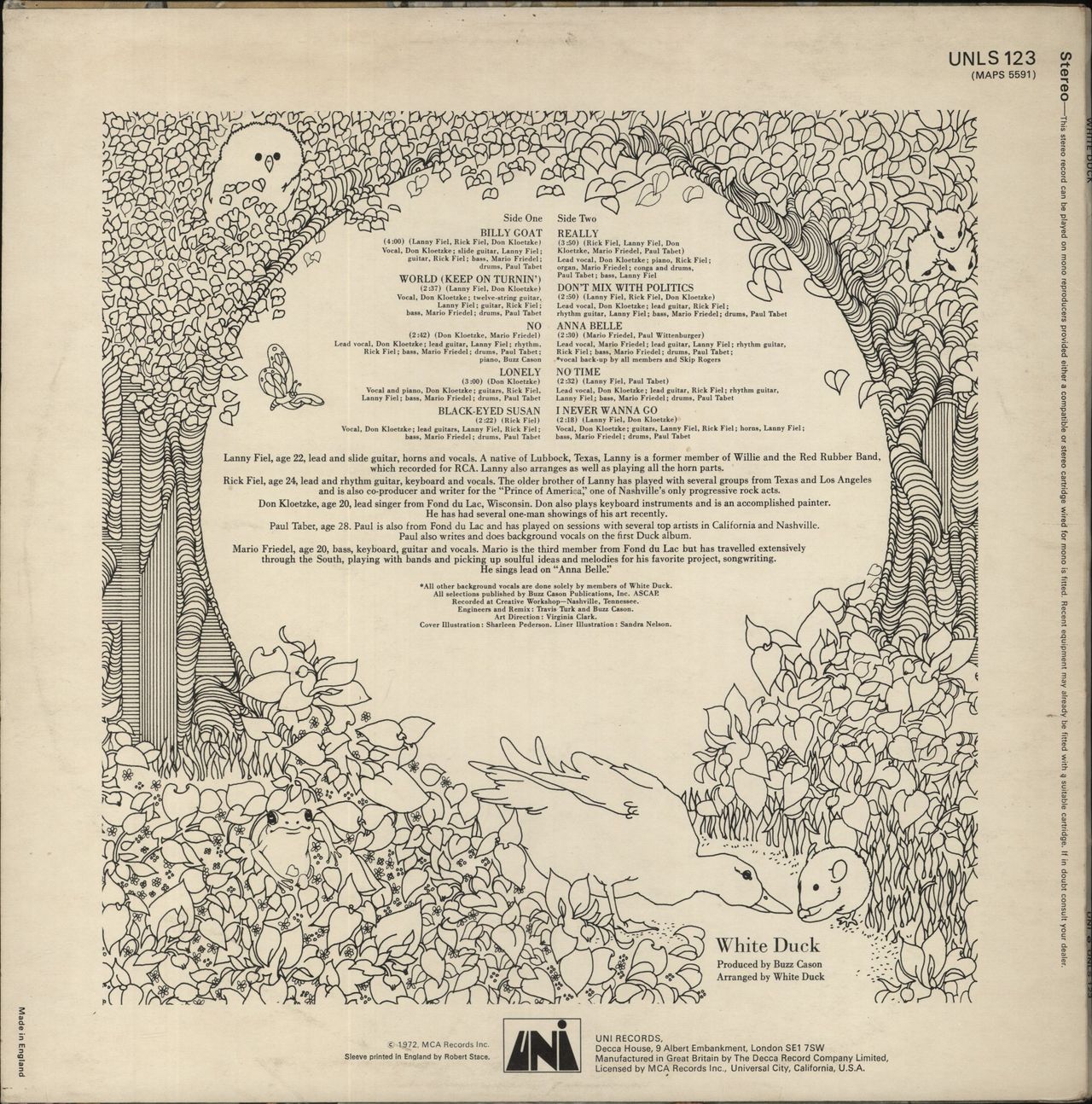 White Duck White Duck UK Vinyl LP