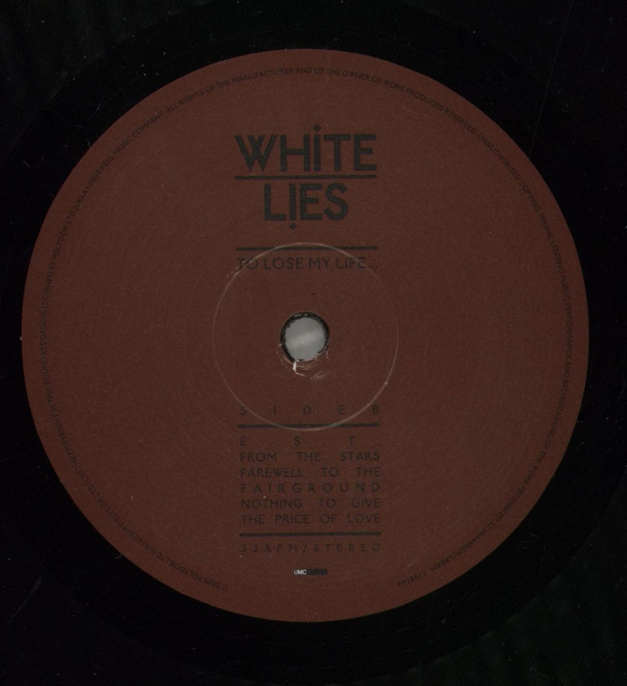 White Lies To Lose My Life - 180gm UK Vinyl LP
