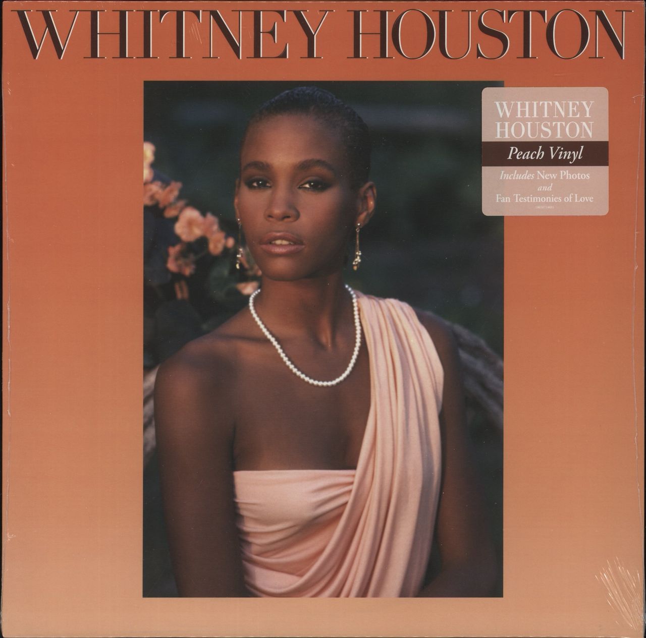 Whitney Houston Whitney Houston - Peach Vinyl UK Vinyl LP