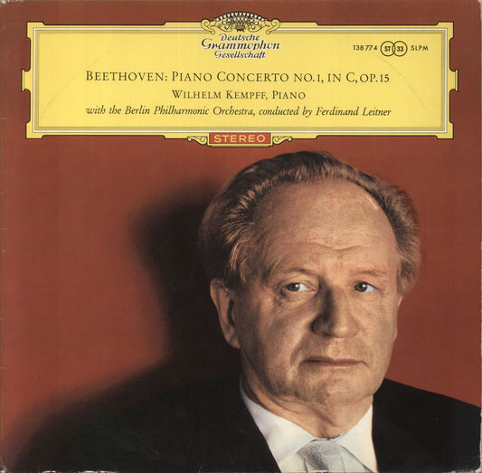 Wilhelm Kempff Beethoven: Klavierkonzert Nr. 1 C-dur German Vinyl LP