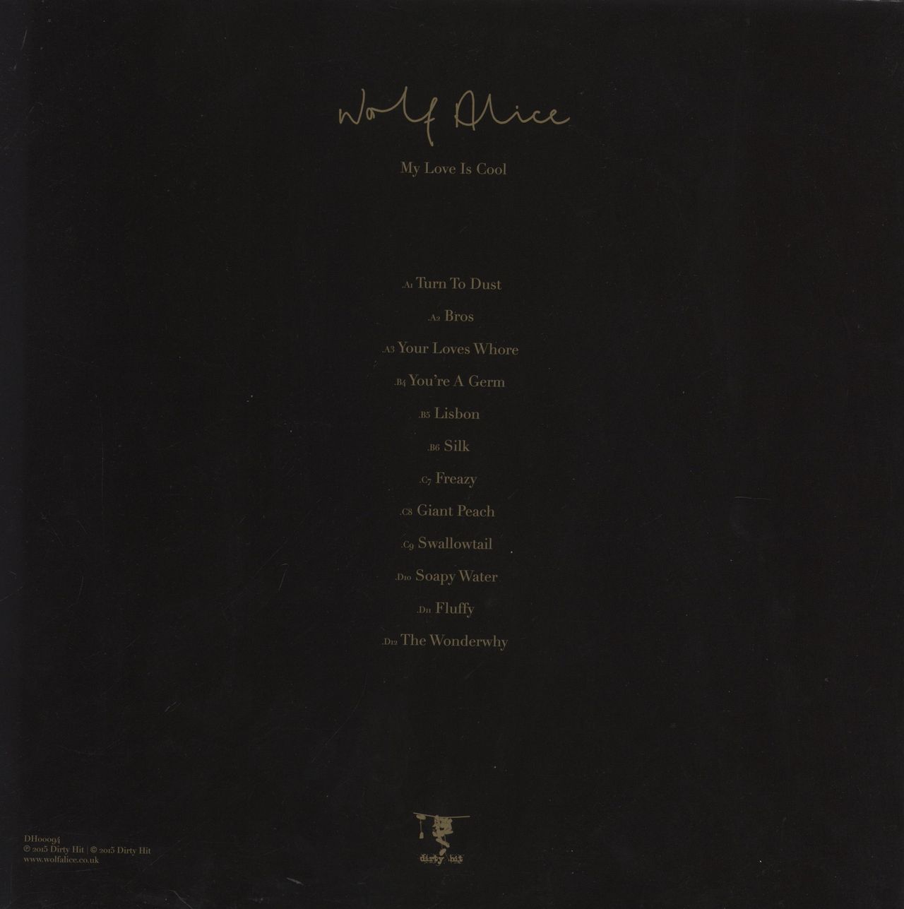 Wolf Alice My Love Is Cool - Gold Vinyl UK 2-LP vinyl set