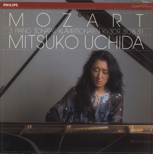 Wolfgang Amadeus Mozart Mozart: 3 Piano Sonatas = Klaviersonaten KV309, 310 & 311 Dutch Vinyl LP