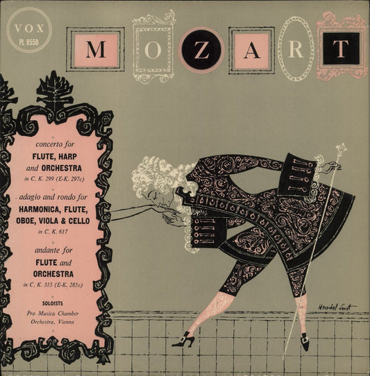 Wolfgang Amadeus Mozart Mozart: Concerto For Flute And Harp In C Major K.299 UK Vinyl LP