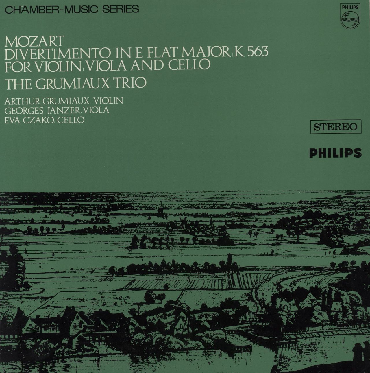 Wolfgang Amadeus Mozart Mozart: Divertimento In E Flat Major, K 563 For Violin, Viola And Cello UK Vinyl LP