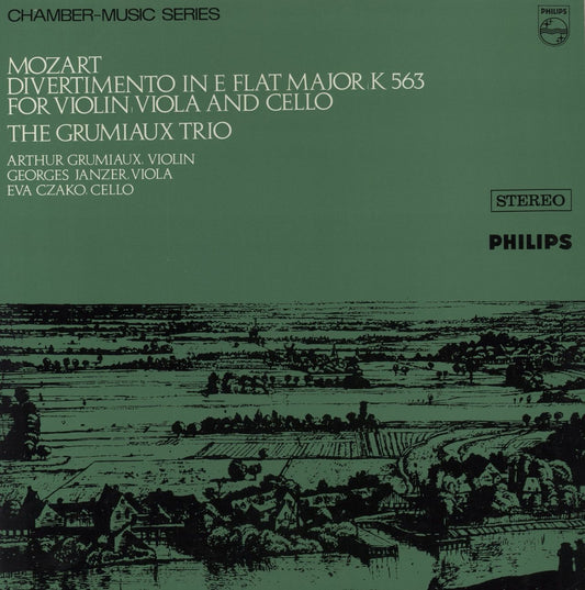 Wolfgang Amadeus Mozart Mozart: Divertimento In E Flat Major, K 563 For Violin, Viola And Cello UK Vinyl LP
