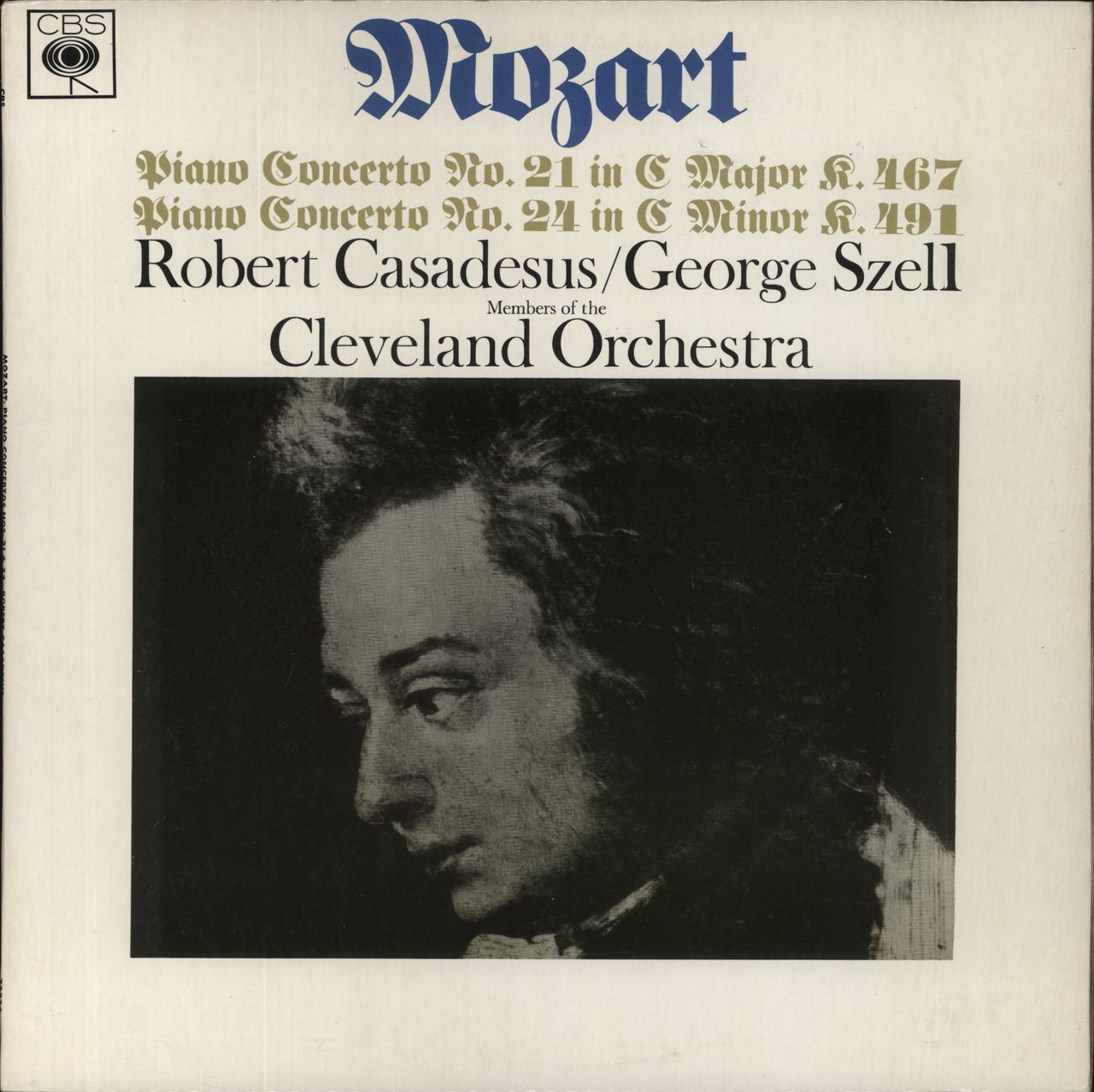 Wolfgang Amadeus Mozart Mozart: Piano Concerto No. 21 In C Major K.467 / Piano Concerto No. 24 In C Minor K.491 UK Vinyl LP
