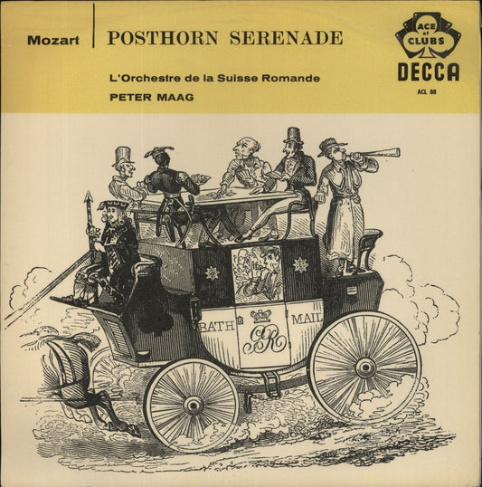 Wolfgang Amadeus Mozart Mozart Serenade No.9 In D. K 320 "Posthorn" UK Vinyl LP