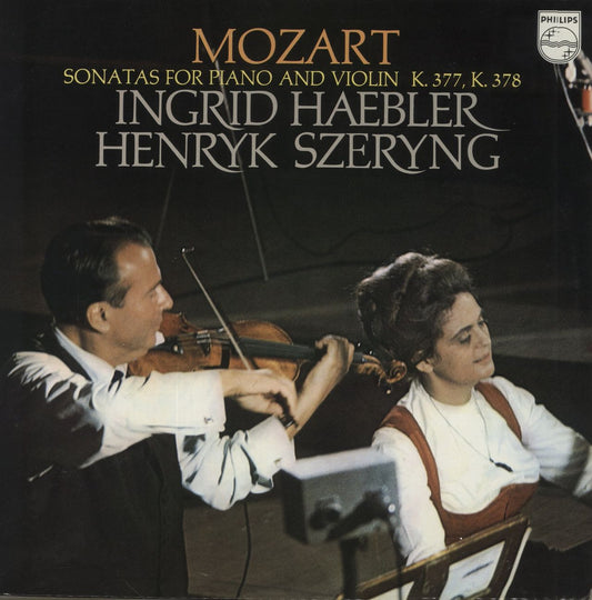 Wolfgang Amadeus Mozart Mozart: Sonaten Für Klavier Und Violine KV 377, KV 378 UK Vinyl LP