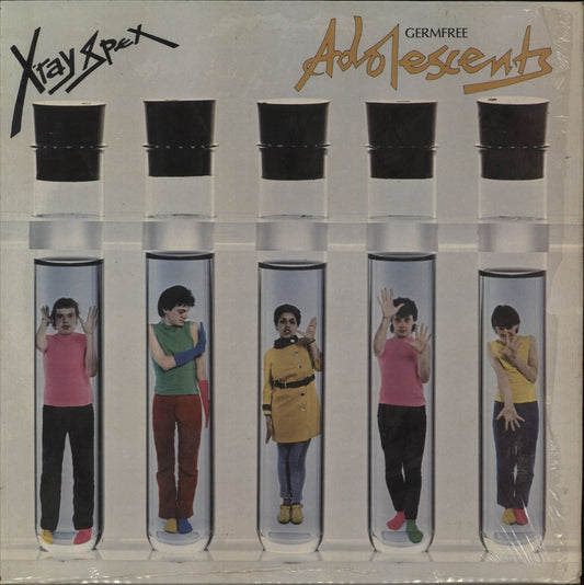 X-Ray Spex Germfree Adolescents - 1st + Opened Shrink UK Vinyl LP