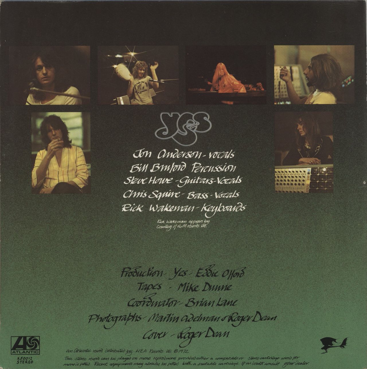 Yes Close To The Edge - 1st - Complete UK Vinyl LP
