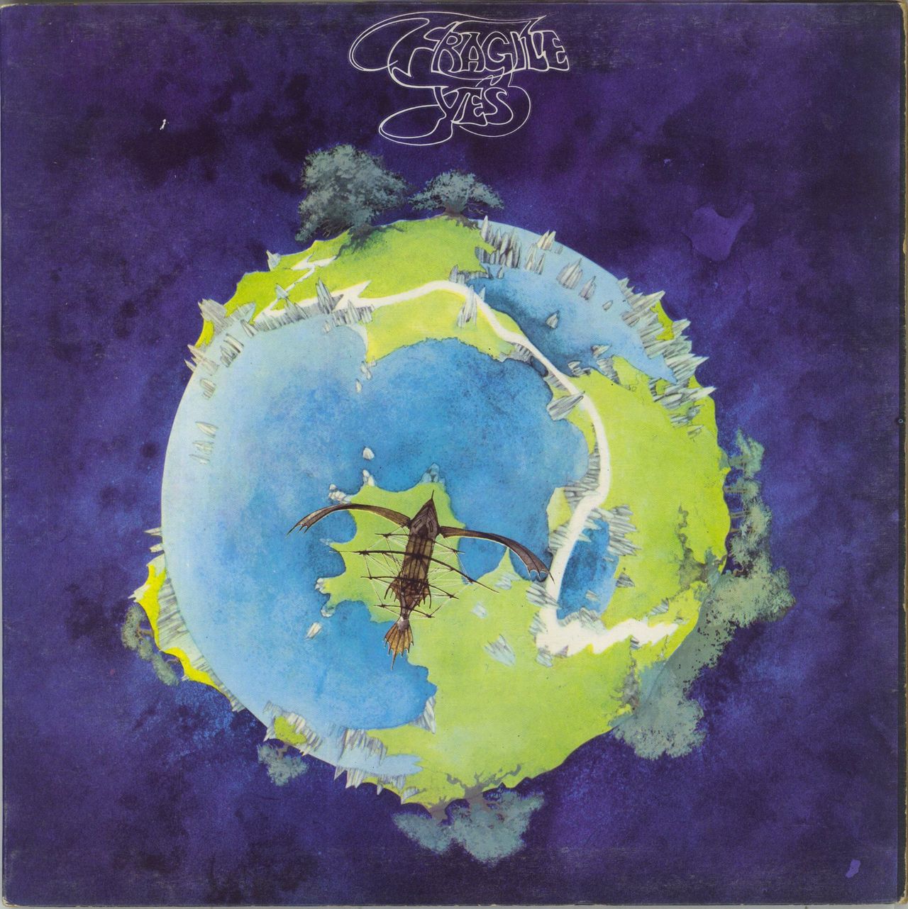 Yes Fragile - 2nd - EX UK Vinyl LP